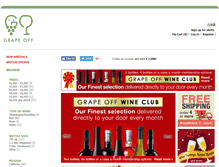 Tablet Screenshot of grapeoff.com